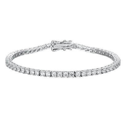 2mm D Color Moissanite Tennis Bracelets for Woman Man Sparkling Diamonds with GRA s925 Sterling Sliver Hip Hop Bracelet