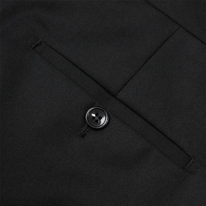 Two-piece Set Suit Men's Vintage Banquet Suit Chinese Style Suit Double Breasted Blazer Metal Buttons Dress Pants Wedding Galas