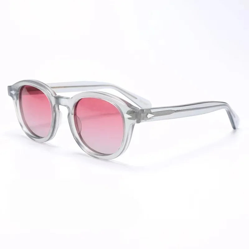 Premium Trendy Polarized Men Women Sun Glasses Vintage Acetate Frames Square Male Couple Eyewear