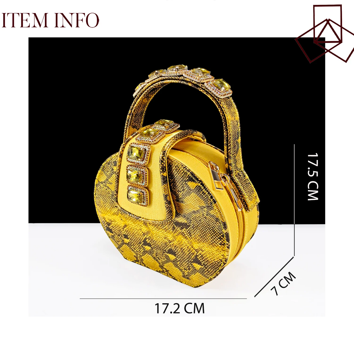 New Luxurious Italian Women's Party Shoes&Bag Set Elegant Golden Rhinestone  Sandals with Peep Toe High Heels Wedding