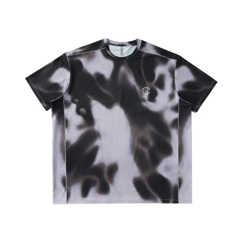 Men's Digital Camo Long-Sleeved T-Shirt: Lightweight, Breathable, Moisture-Wicking—Ideal for Outdoor Sports & Fitness