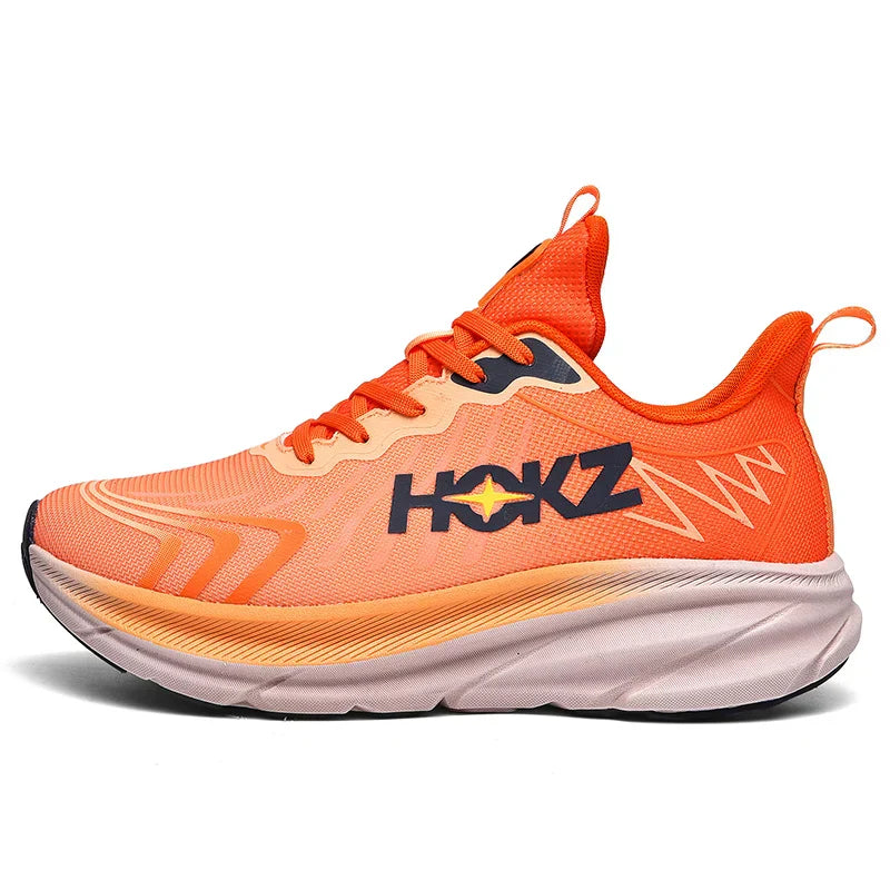 Carbon Plate Air Cushion Running Shoes for Men Soft Chunky Sneakers Women Daily Commuting Shoes Outdoor Casual Walking Shoes