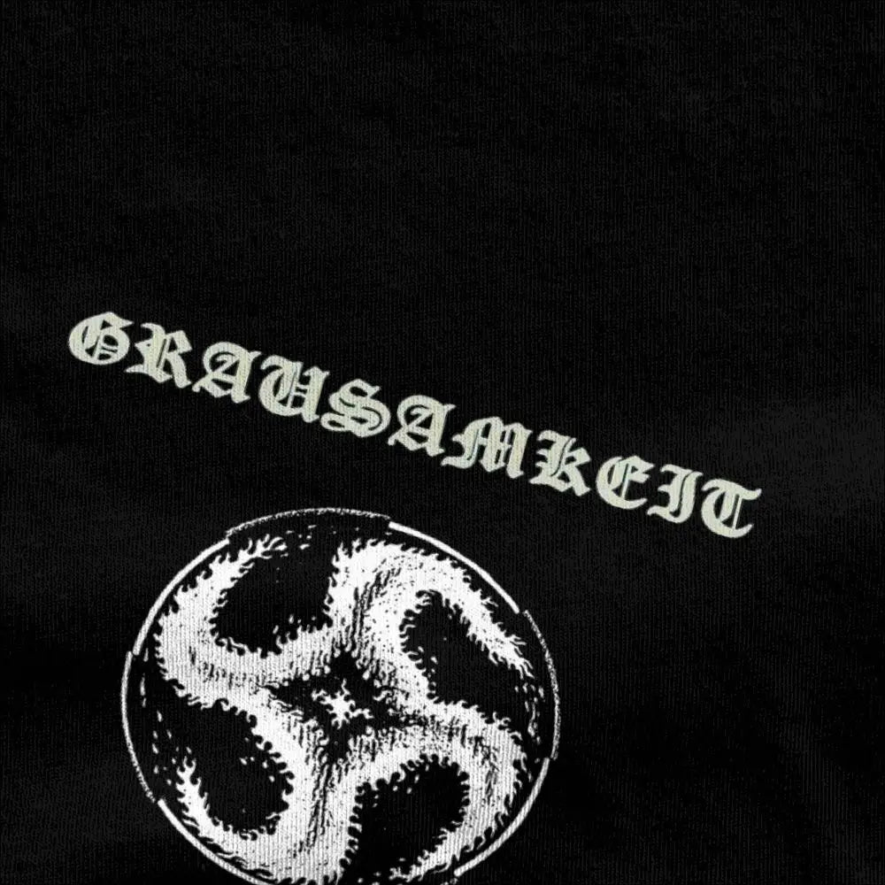 Men Women T-Shirt Grausamkeit Music Black Metal Gothic T Shirts Popular Summer Tee Shirt Funny Casual 100 Cotton Tops Plus Size