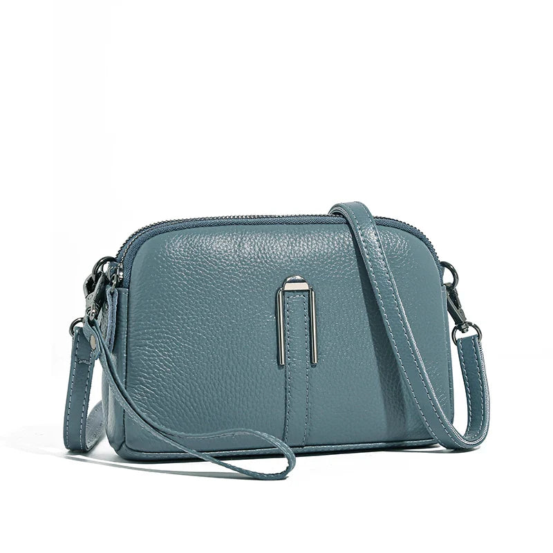 Genuine Leather Bag Luxury Women's Handbags Bag for Woman 2022 Female Clutch Phone Bags Shoulder Bag Crossbody Messenger Pack