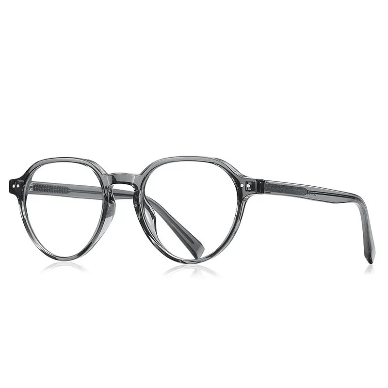 Retro TR Anti Blue Light Blocking Reading Glasses Women Computer Optics Eyeglasses Prescription Glasses Men PFD2094