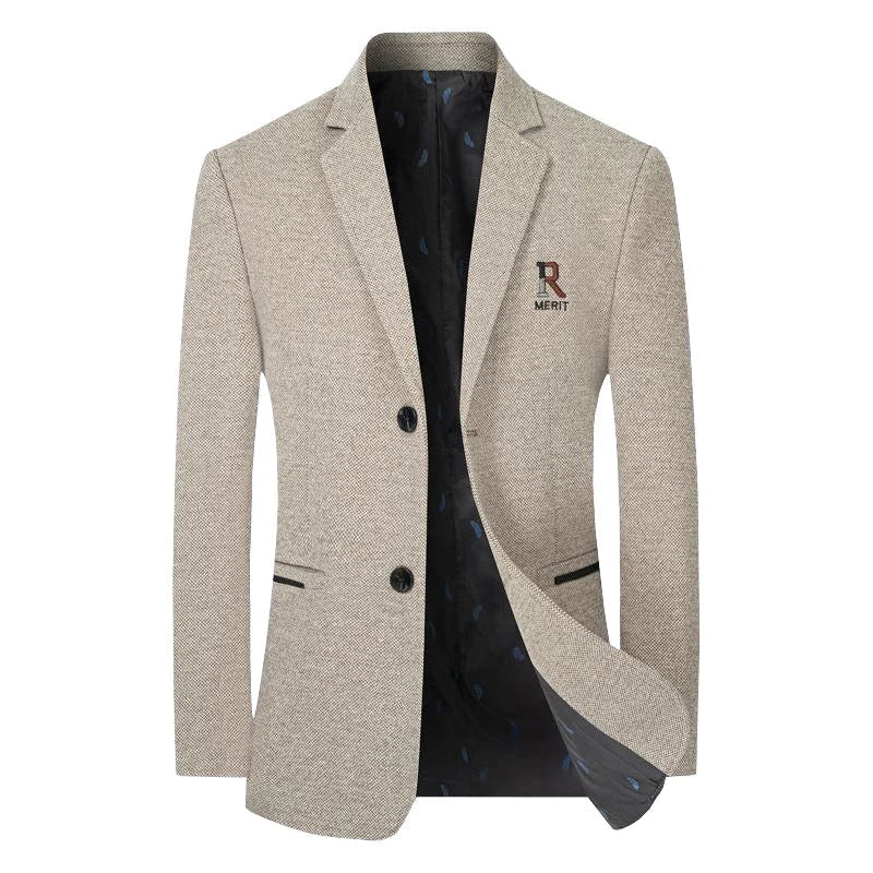 Brand 2026 Spring Business Blazer for Men Solid Autumn Casual Men's Jacket Blazer Fashion Single Breasted Suits Mens