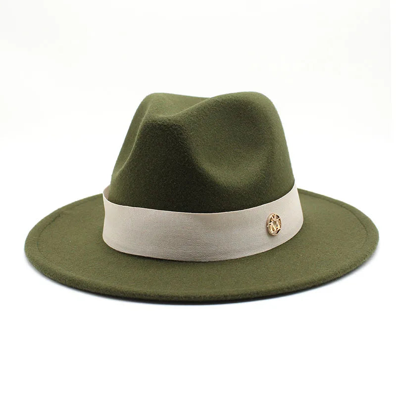 New Fedora Hat for Women Winter Elegant Fashion Formal Wedding Decorate Church Cap Panama Party Jazz Hat Chapeau Femme