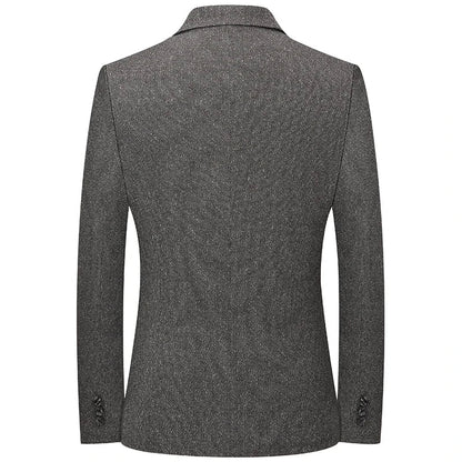 Brand 2026 Spring Autumn Retro Style Suit Blazers for Man 2 Button Slim Fit Social Business Blazer Jackets Men