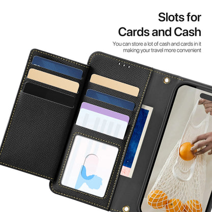 2in1 Magnetic Detachable Wallet Folio Case for iPhone 17 Pro Max/17 Air/16plus 15Leather Cover with Card Slots & Clasp
