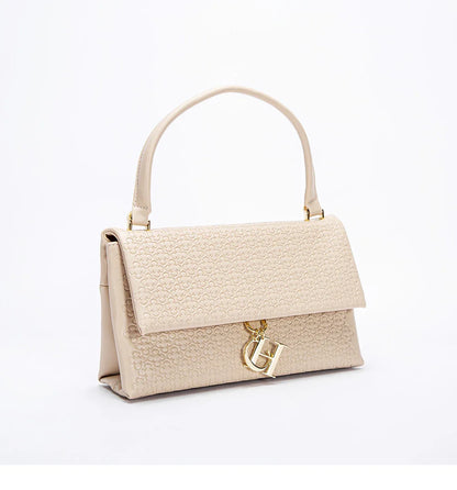 Unique Fashion Printed Women's Handbag Metal Accessories Solid Color Elegant Simplicity Women's Shoulder Bag