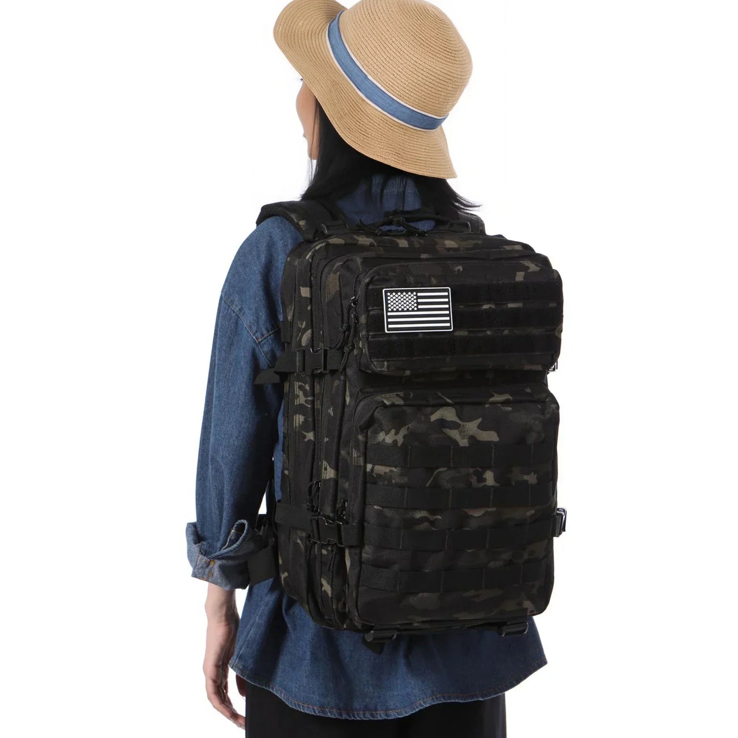 25L/50L Tactical Backpack Molle Bag Outdoor Bags Backpack for Hiking Camping Trekking Hunting Fishing GYM Bags Backpacks