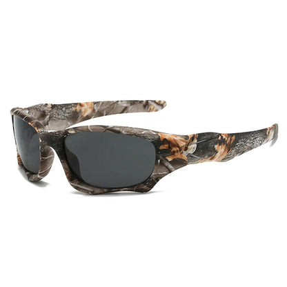 New UV400 Punk Men's Fashion Sport Sunglasses Cycling Driving Tactical Windproof  Coated Frame Fishing Riding Sun Glasses