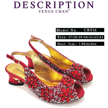 Summer Sandals for Party and Weddings Peep-Toe Bridal Shoes Women 2023 Comfortable Shoes and Bag Set for Lady