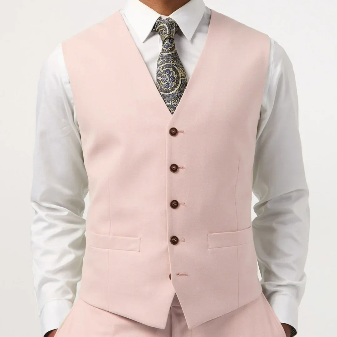 Men Vest Beige Single Button V Neck Solid Waistcoat For Wedding Birthday Banquet Party Business Work Daily Casual Men Suit Vest