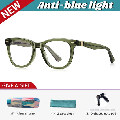 New Personalized Butterfly Unisex Design Women's Anti-Blue Light Reading Glasses Men Customizable Prescription PFD2230