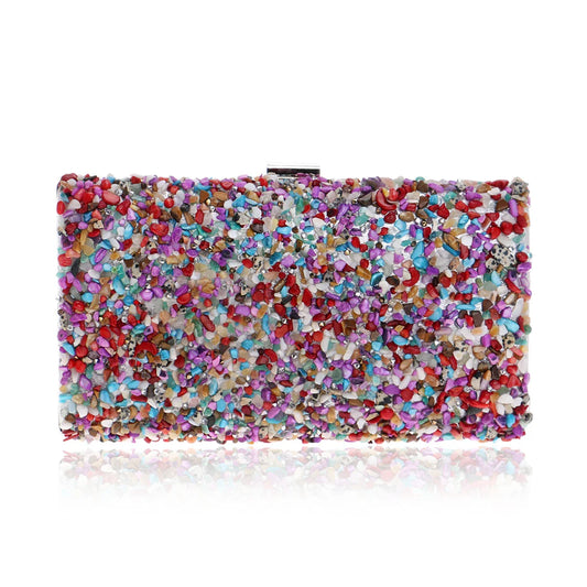 Woman Evening bag Women Diamond Rhinestone Clutch Crystal Chain Shoulder Small Purse Wedding Purse Party Evening Bags