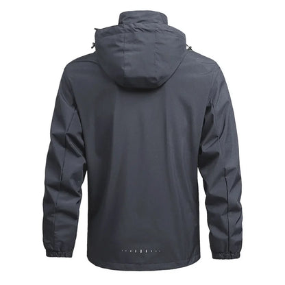 Men's Outdoor Waterproof Raincoat Lightweight Cycling Coat with Hood Streetwear Hiking Windproof Jacket Climbing Outdoor Jackets