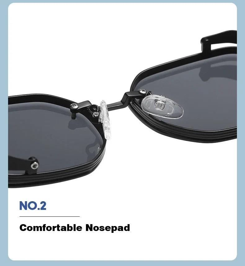 Square Punk Sunglasses For Men 2023 Luxury Steampunk Vintage Fashion Glasses Retro Shades Lunette De Soleil Homme Gafas De Sol