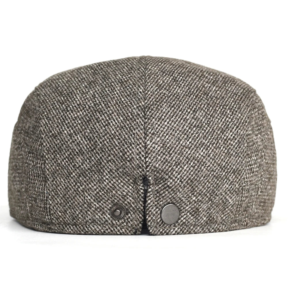 Autumn Winter Thick Warm Newsboy Caps Men Women Soft Beret Hat Casual Fashion Detective Hats Retro Driver Flat Caps
