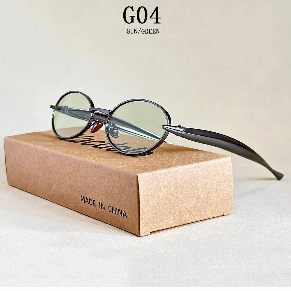 Oval Sunglasses Women Trendy 2025 Luxury Vintage Sunglass Fashion Glasses Dropshipping Lentes De Sol Mujer Lunette Soleil Femme