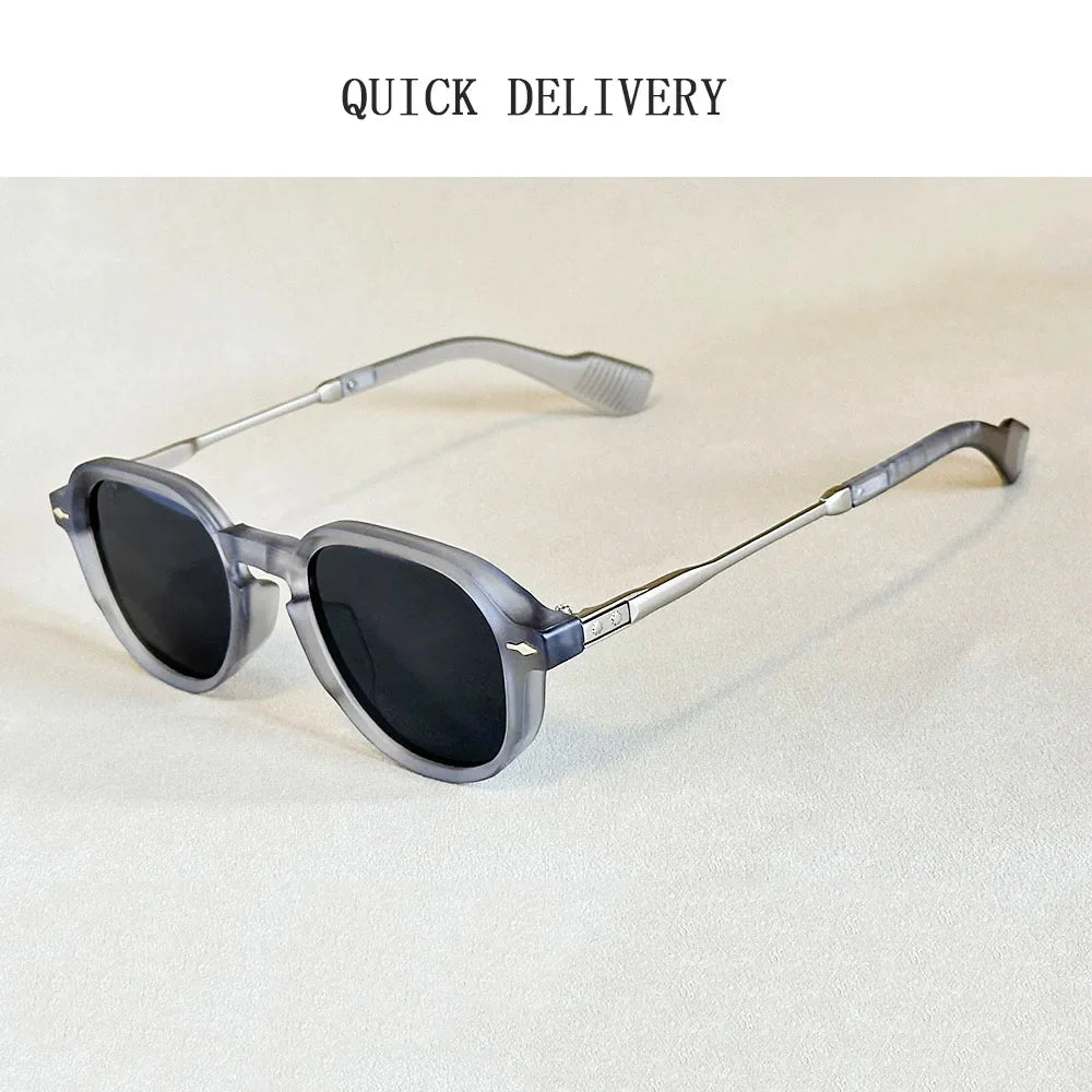 2025 Fashion Sunglass Men Vintage Oval Sunglasses Women Trendy Dropshipping Gafas De Sol Hombre Lunette Soleil Femme Zonnebril