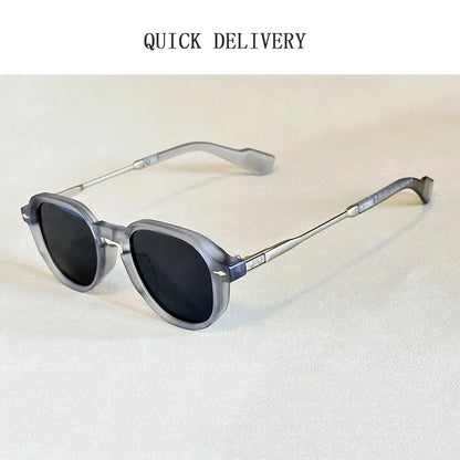 2025 Fashion Sunglass Men Vintage Oval Sunglasses Women Trendy Dropshipping Gafas De Sol Hombre Lunette Soleil Femme Zonnebril