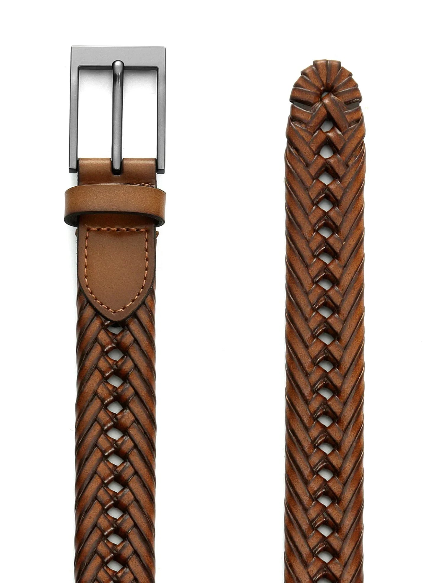 Men Belts Genuine Leather LONG Large Pin Buckle Metal Automatic Buckle High Quality Braided Vintage Casual for Jeans Women Strap