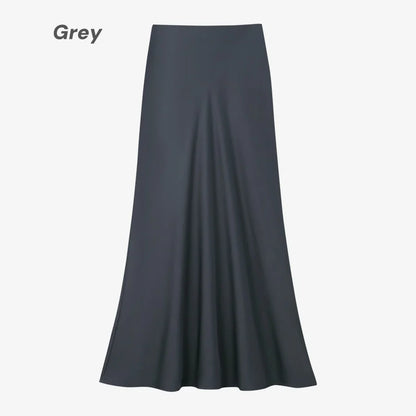 AS AW25  classic high quality Satin skirt adjustable waist skirt all season woman clothing