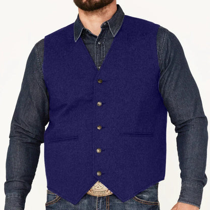 Men Vest Coffee Herringbone V Neck Single Button Waistcoat For Wedding Business Casual Formal Daily Office Work Men Suit Vest