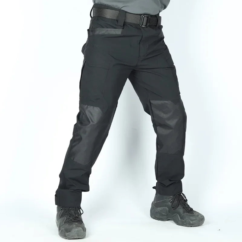 Cargo Pants Outdoor Multi-pocket Tactical Pants Ripstop Waterproof Trousers Male Wear-resistant Training Fishing Workwear Pant