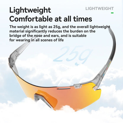 ROAD TO SKY Photochromic Cycling Glasses Bike Polarized Outdoor Sports Sunglasses MTB Eyewear UV400 Bicycle Goggles