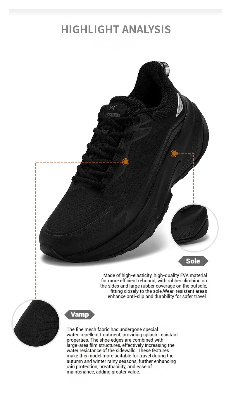 Men Running Shoes Cushioning All-Weather Commuter Cushioning Warm Durable Casual Sneakers Male 672542218F
