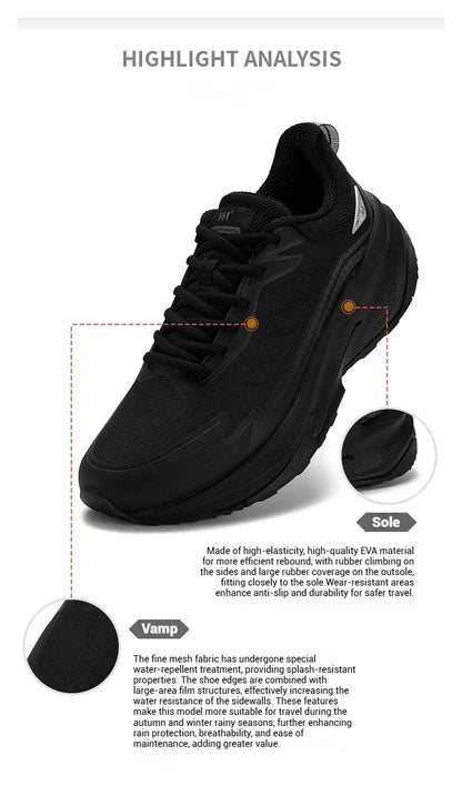 Men Running Shoes Cushioning All-Weather Commuter Cushioning Warm Durable Casual Sneakers Male 672542218F