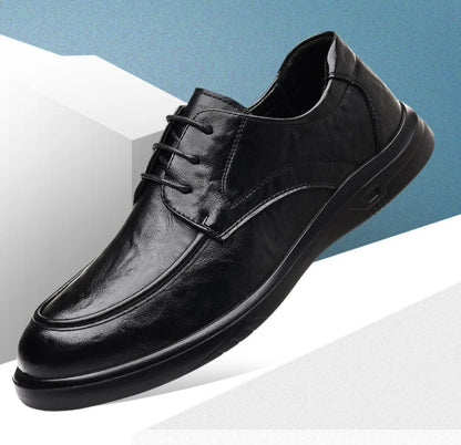 Spring Autumn New Business Casual Shoes for Men Solid Color Fashion Wedding Shoes Male Soft Sole Lace Designer Loafers Man