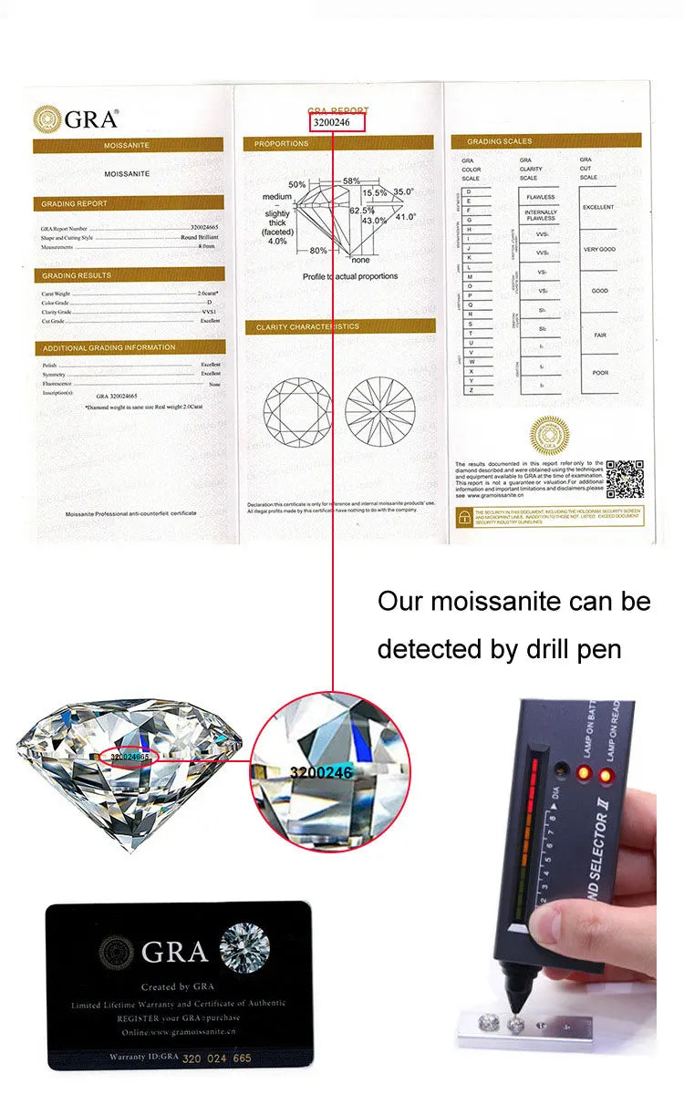 Luxury Bubble 2/3mm D Color Full Moissanite Tennis Necklace for Women S925 Silver Plated 18K Diamond Neck Chain Necklaces