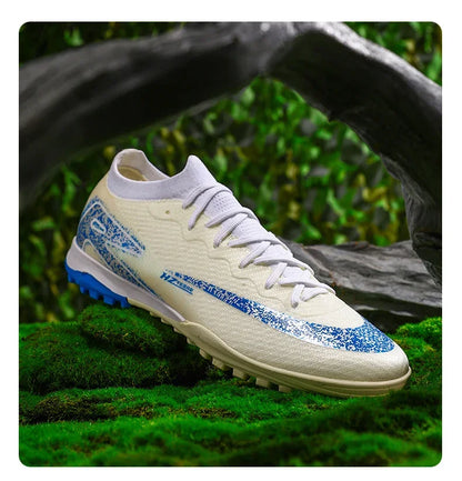 New Men Football Boots Ultralight Soccer Shoes Cleats Long Spikes Match Breathable Indoor Sneakers Training Drop Shipping