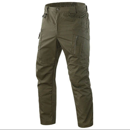 Asian Size Men Cargo Pants Trousers Multi-pocket Waterproof Wear-resistant Casual Training Overalls Clothing Comfortable Breatha
