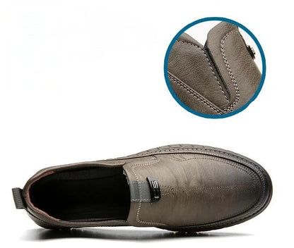 Retro Penny Loafer Genuine Cow Leather Classic Shoes Sewing Comfortable Men Casual Slip-on Club Party Shoe Spring Summer