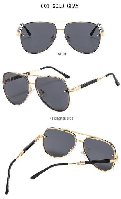 Oval Sunglasses Women Trendy Vintage Fashion Glasses Designer Sunglasses For Men Luxury Shades Dropshipping Gafas De Sol Hombre