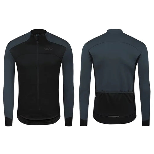Men's Cycling Jacket Waterproof Windproof Road Bike Tops Winter 0°C Thermal Fleece Bicycle Jersey  Cycling Clothing