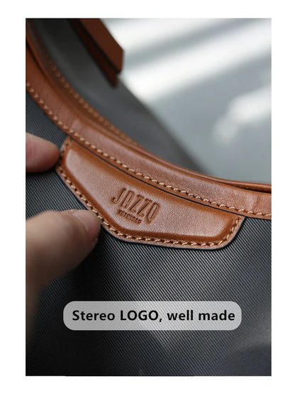 New Arrival Underarm Bag Women Genuine Leather Crossbody Bag Fashion Female Nylon Handbag Luxury Messenger Purses
