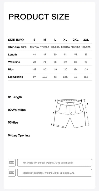 2026 Summer New 340g Twill Knit Men Shorts Casual Loose Fit Sweatpants Shorts Solid Color Breathable Jogger Shorts