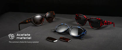 Women Butterfly Acetate Polarized Sunglasses Thick Frame UV400 Protection Sun Glasses Fashionable Ladies Shopping Gift