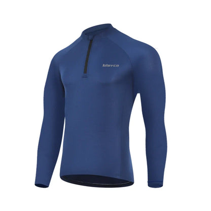 Men's Cycling Jersey Long Sleeve 3 Pockets Bike Arm Sun Protection Refreshing Breathable Maillott Long Sleeves Cycling Jersey