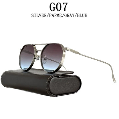 Heavy Metal Sunglasses For Men Round Steampunk Sunglasses Women Trendy Luxe Punk Fashion Glasses Gafas De Sol Hombre Zonnebril