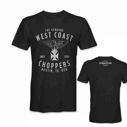 New 2026 West Coast Choppers  Graphic Tee 100% Cotton Round Neck Casual Regular Fit Unisex T-shirt  Summer Top