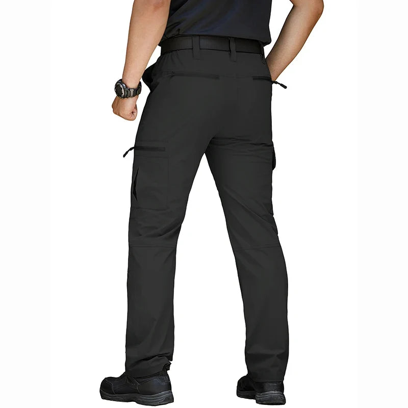 Men’s Lightweight Hiking Pants Quick Dry Water Resistant Tactical Work Outdoor Fishing Cargo Trousers