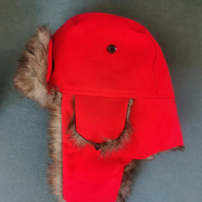 Winter Mens Ushanka Trapper Hat Russian Trooper Ear Flap Cap Earflap