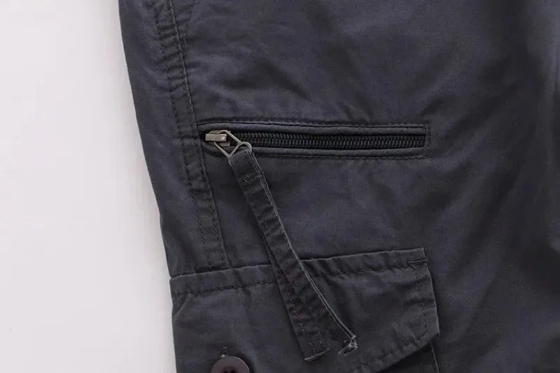 Men's Winter Thicken Fleece Cargo Pants Double Layer Straight Pants Men Casual Cotton Tactical Baggy Pant Warm Trousers S-5XL