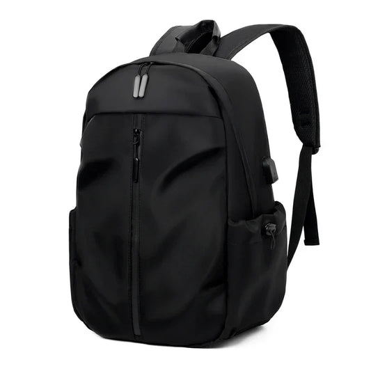 1 14 Inch Large Capacity Leisure Schoolbag Sports Simple Men And Women Universal Computer Backpack With Pendant